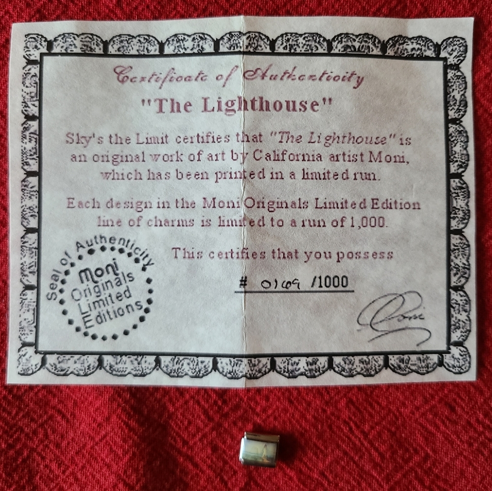 ๐BOGO 50% - NIPโผ๏ธ Moni Originals Limited Edition "The Lighthouse" Italian Charm - Picture 2 of 6
